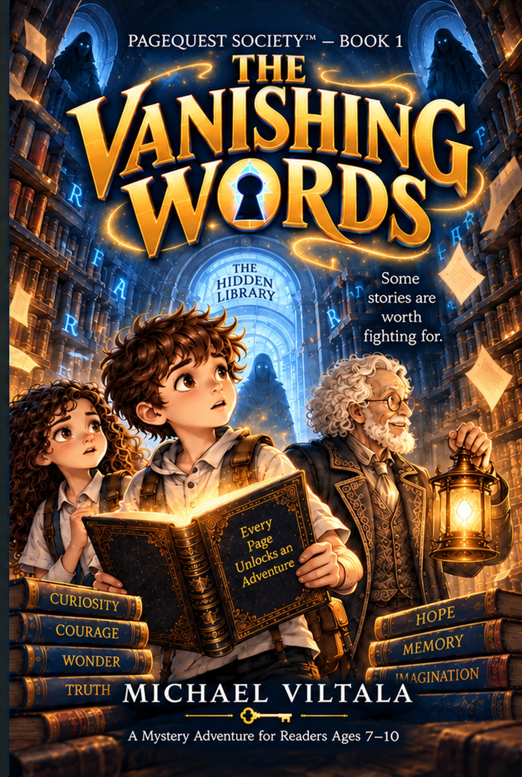 Cover of The Vanishing Words by Michael Viltala